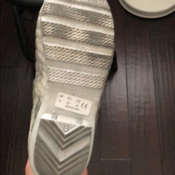 Hunter Jimmy Choo  silver grey croc rainboots - Picture 8 of 8